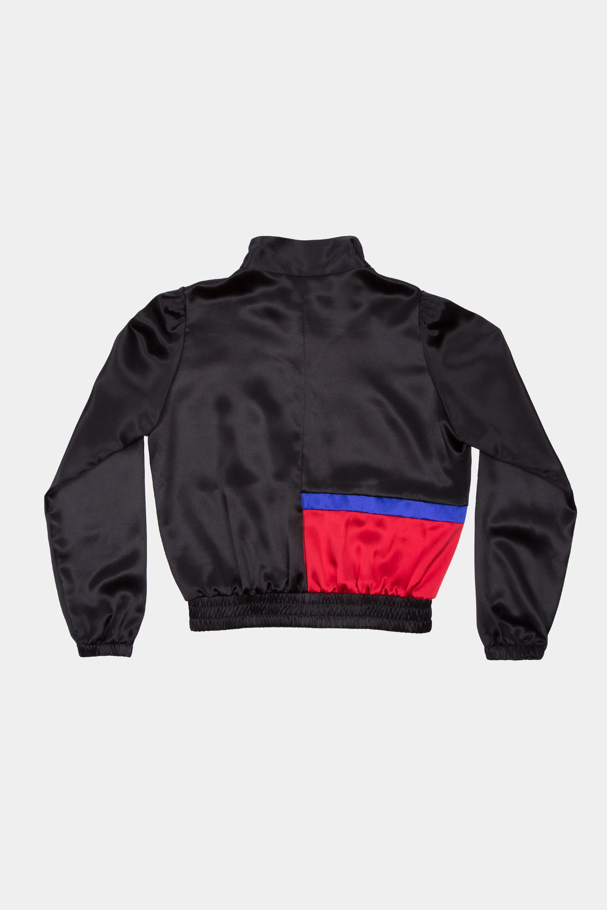 Panelled Silk Track Top - Image 2