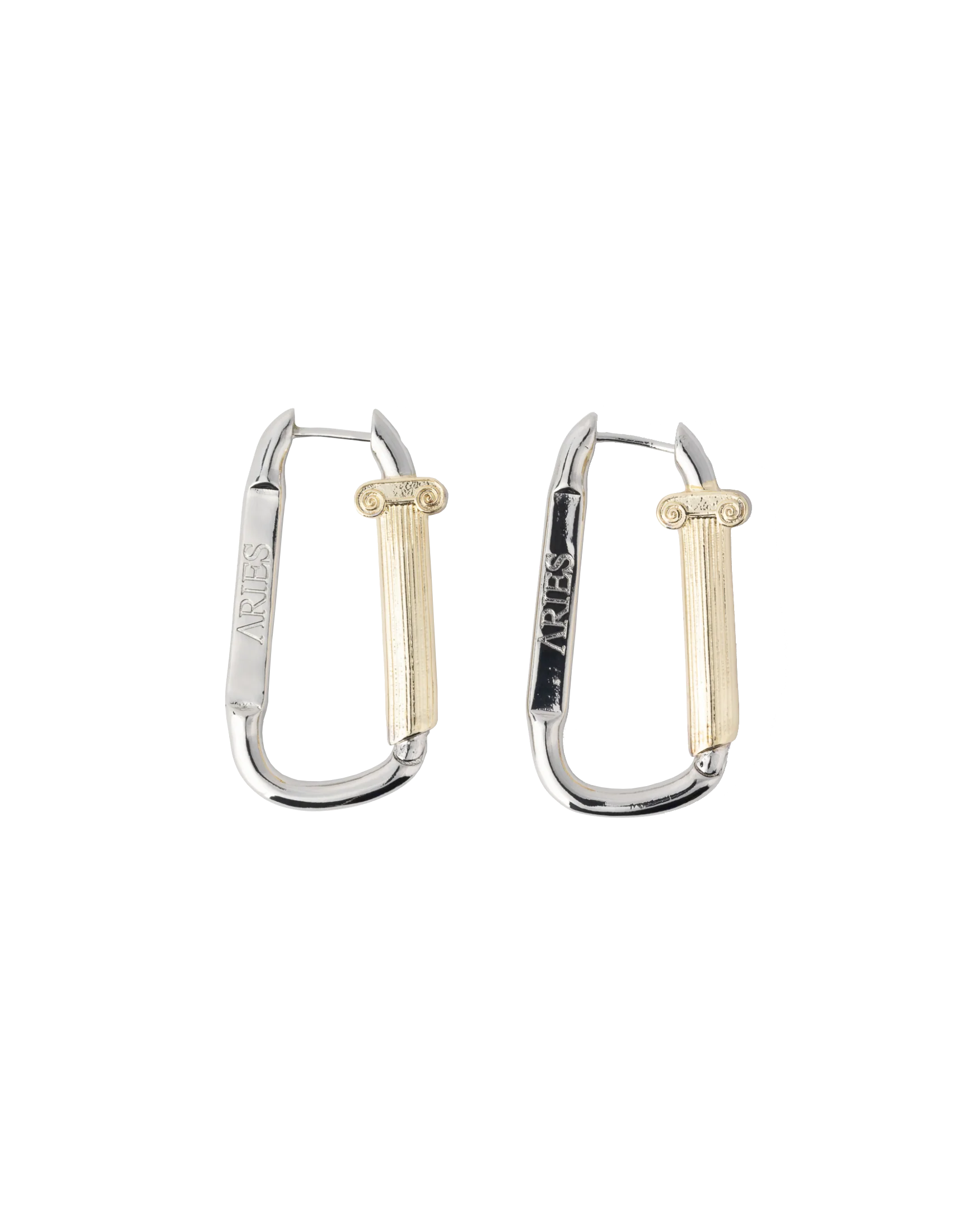 Mini Column Carabiner Earring - PAIR