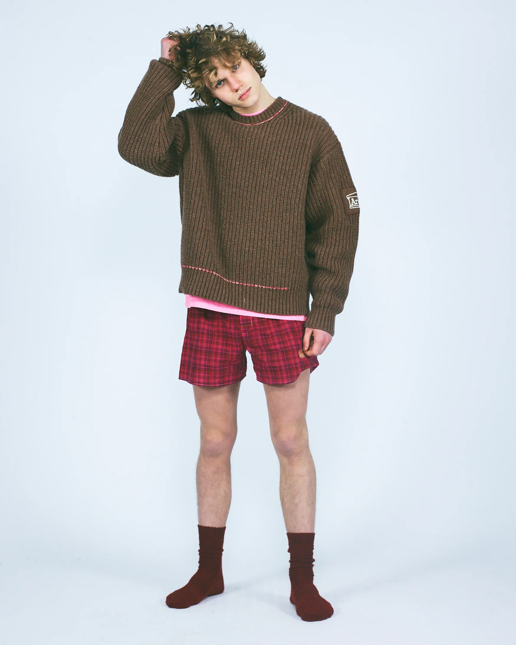 OD Classic Check Temple Boxer Shorts - Image 3