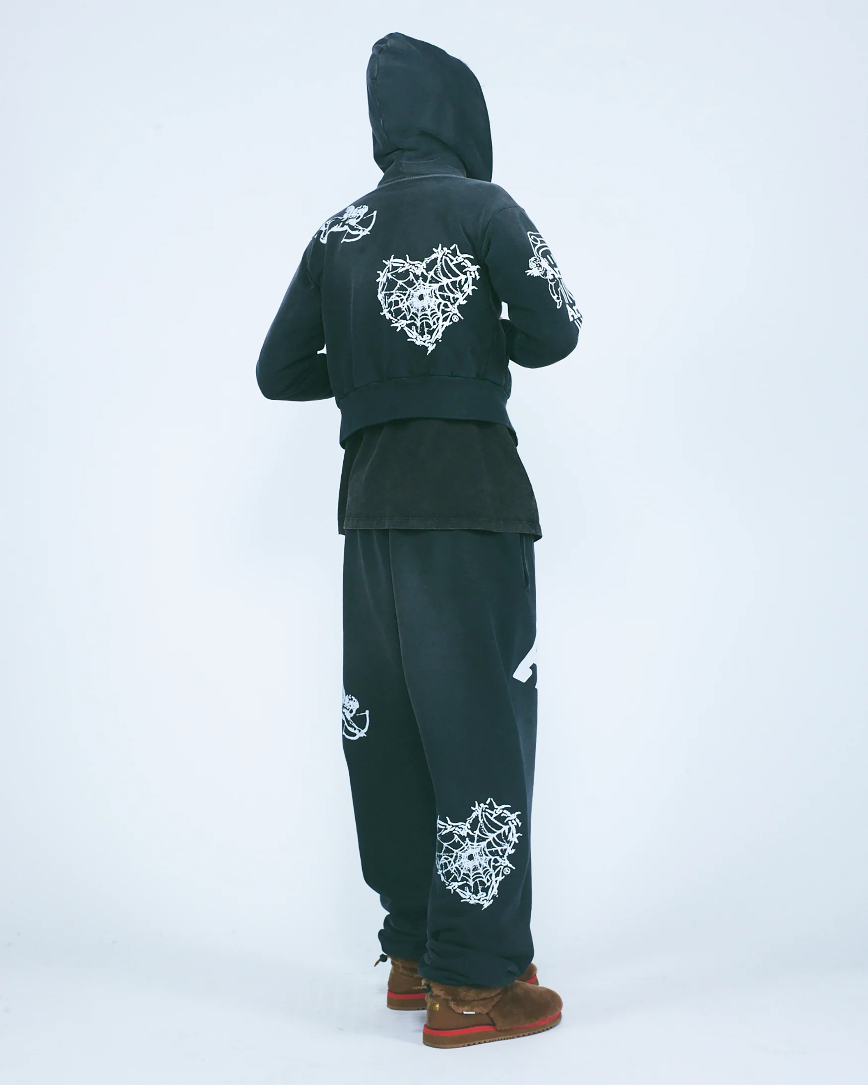 Premium Aged Cherub Column Zip Hoodie - Image 14