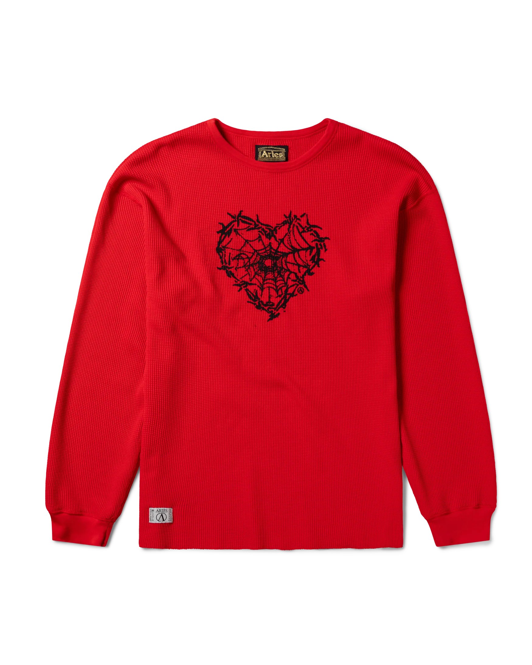 Reversible Barbed Love Temple Waffle LS Tee