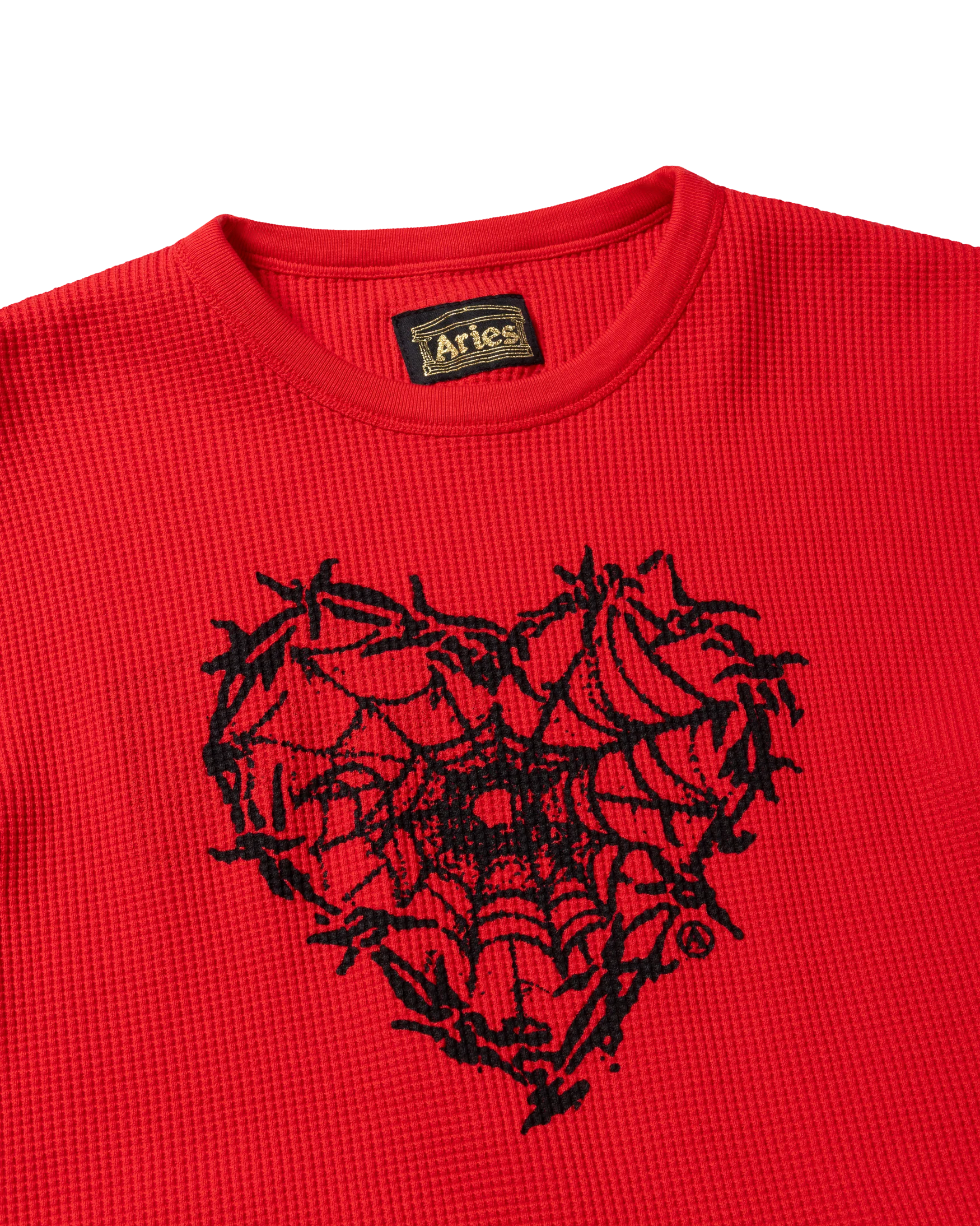 Reversible Barbed Love Temple Waffle LS Tee - Image 11