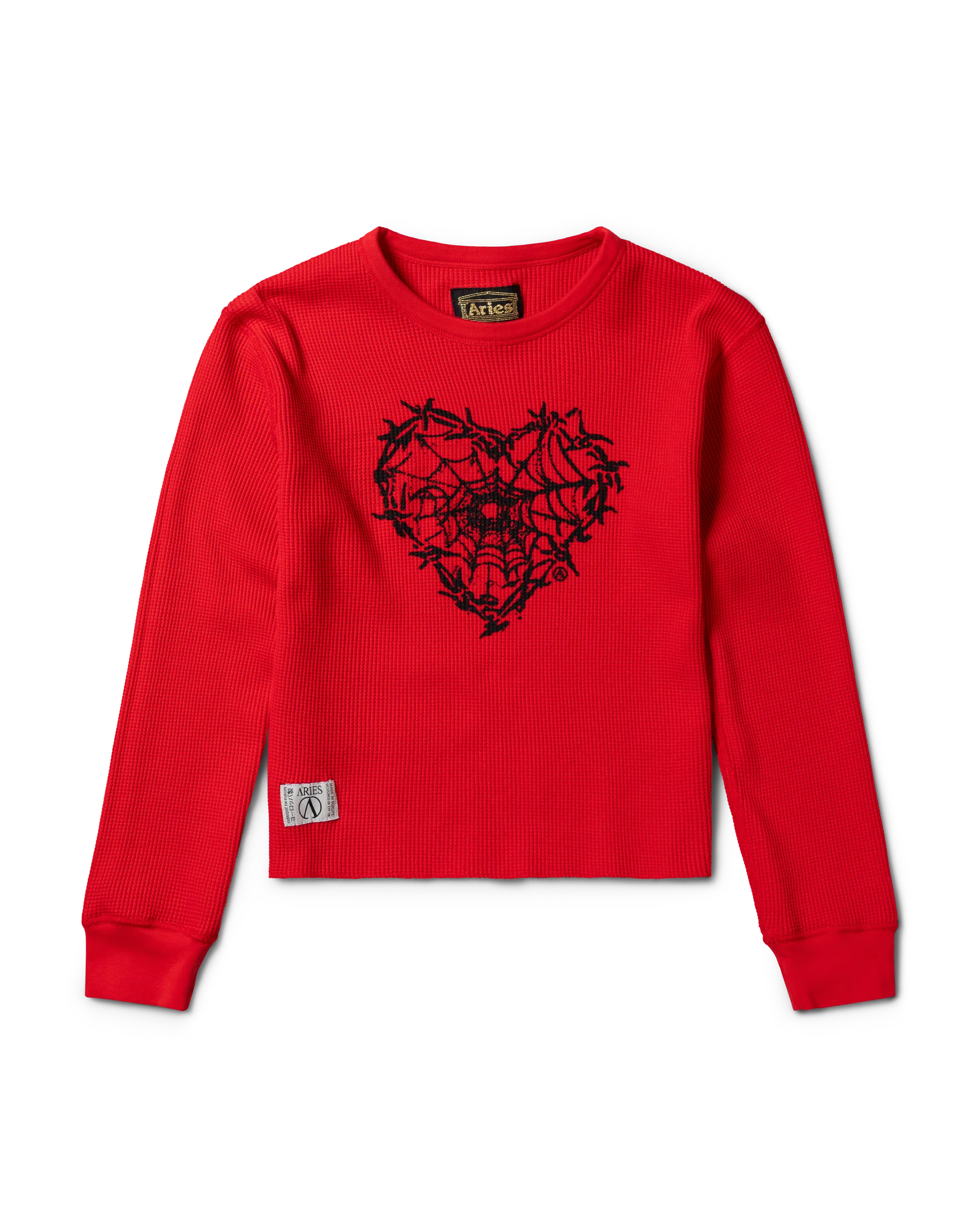 Reversible Barbed Love Temple Waffle LS Tee - Image 5