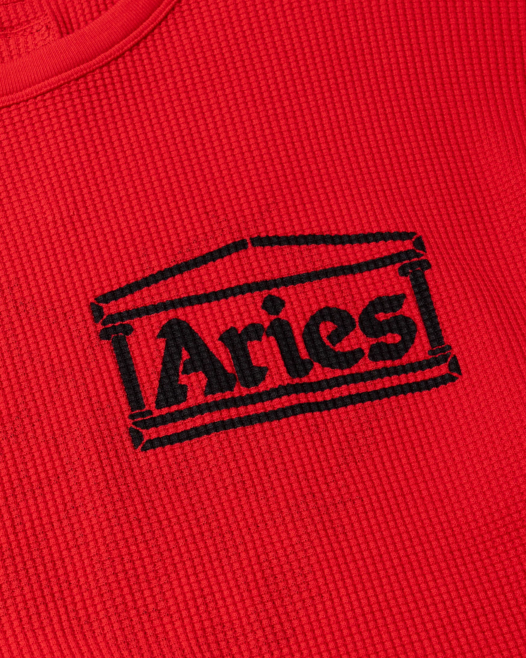 Reversible Barbed Love Temple Waffle LS Tee - Image 8