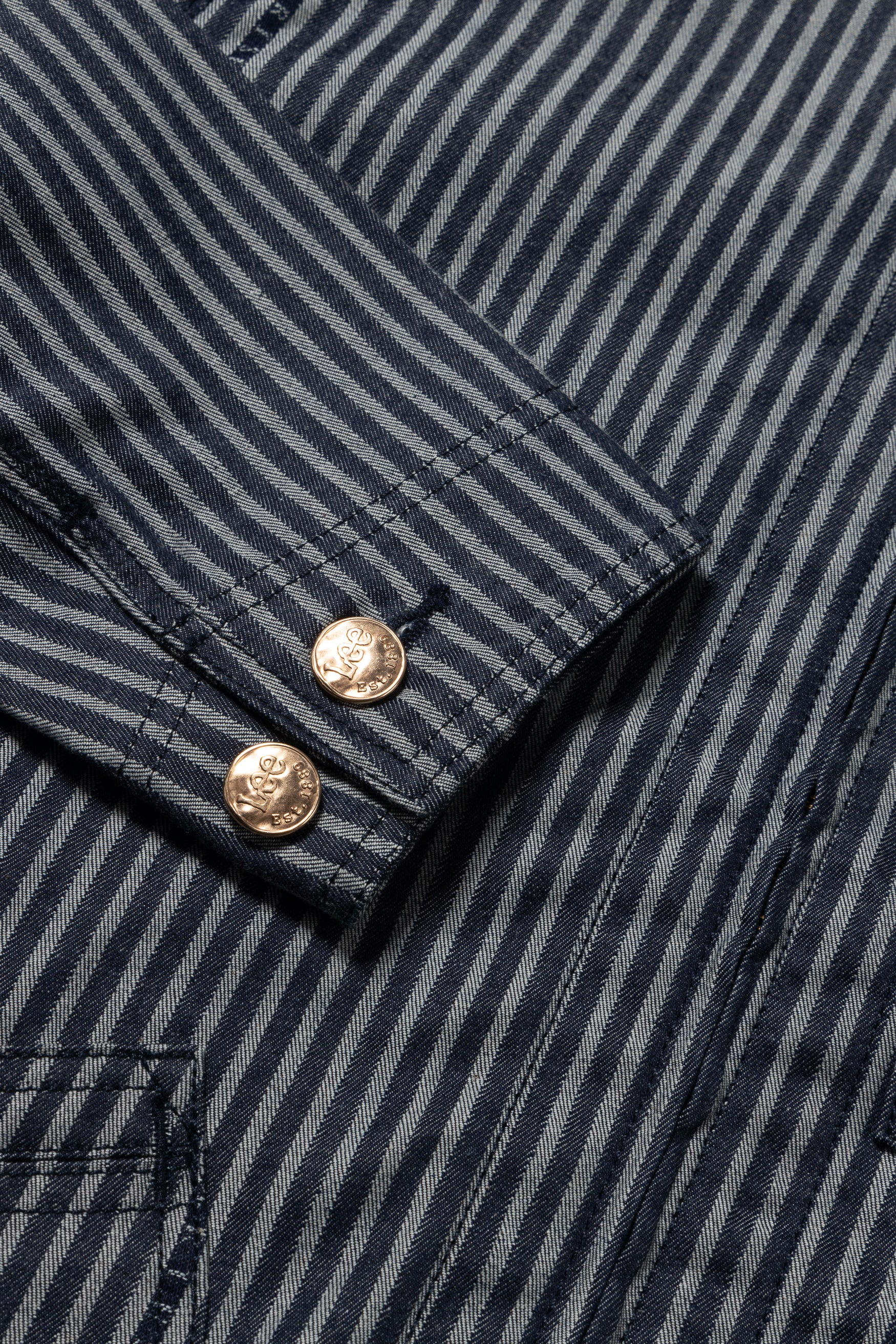 Denim Workwear Stripe 191 Jacket - Image 4