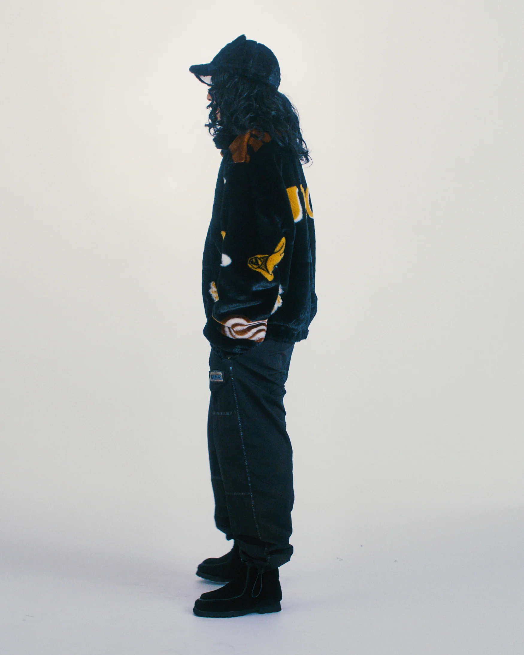 Fuzzy Duck Does He Oversized Bomber Jacket - Image 9