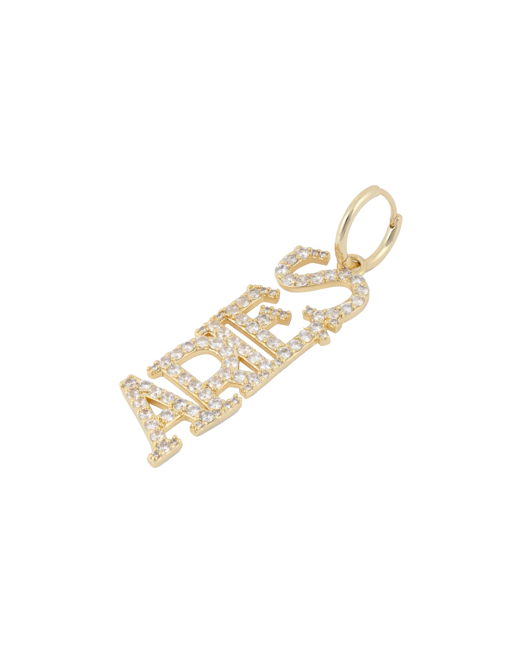 J'Adoro Aries Paved Earring - Image 4