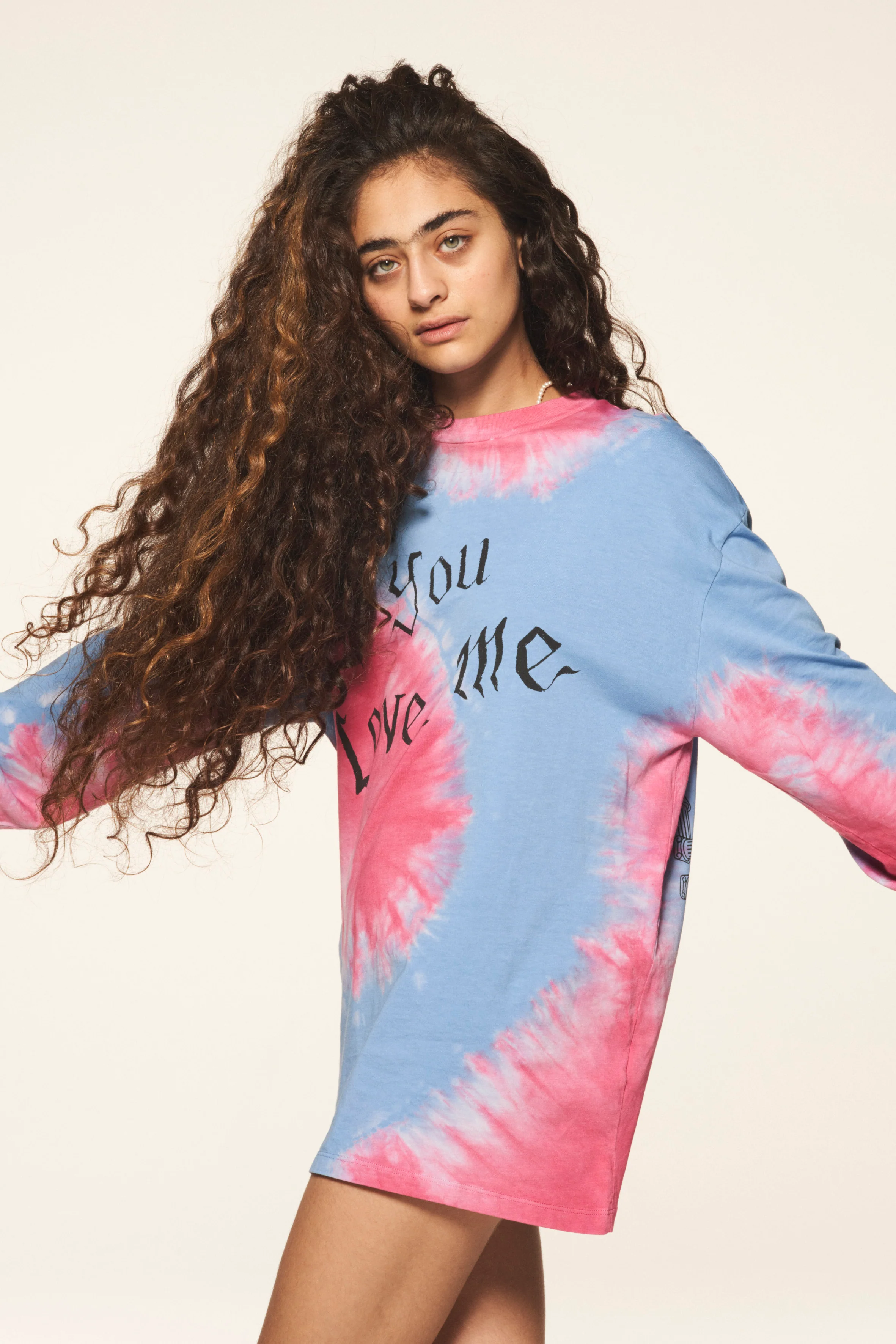 Aries x Love Clouds Tie Dye LS Tee - Image 3