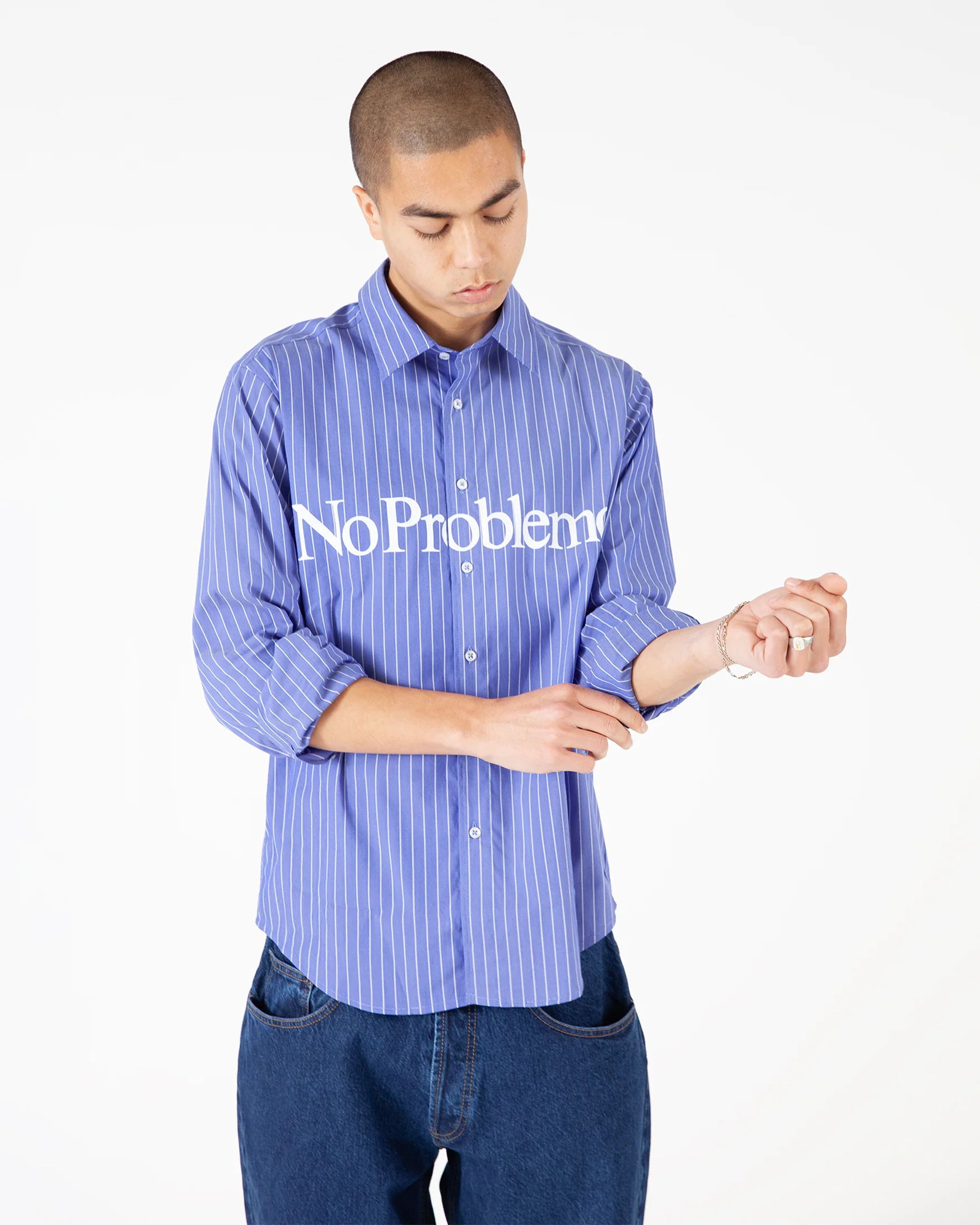 No Problemo LS Poplin Shirt - Image 2