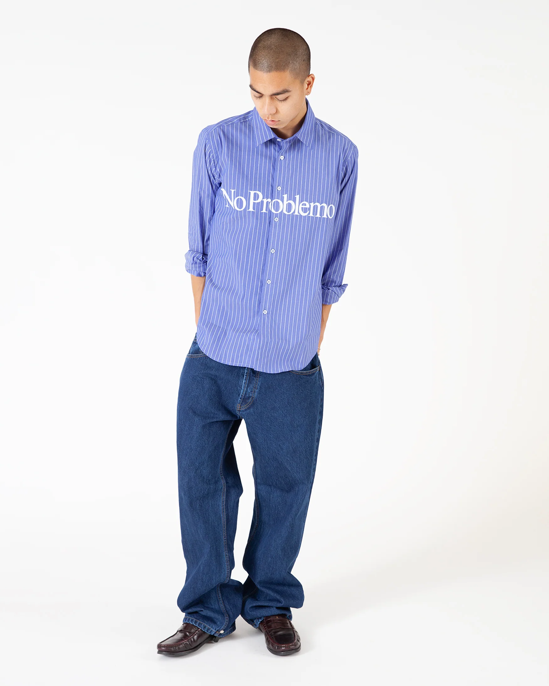 No Problemo LS Poplin Shirt - Image 4