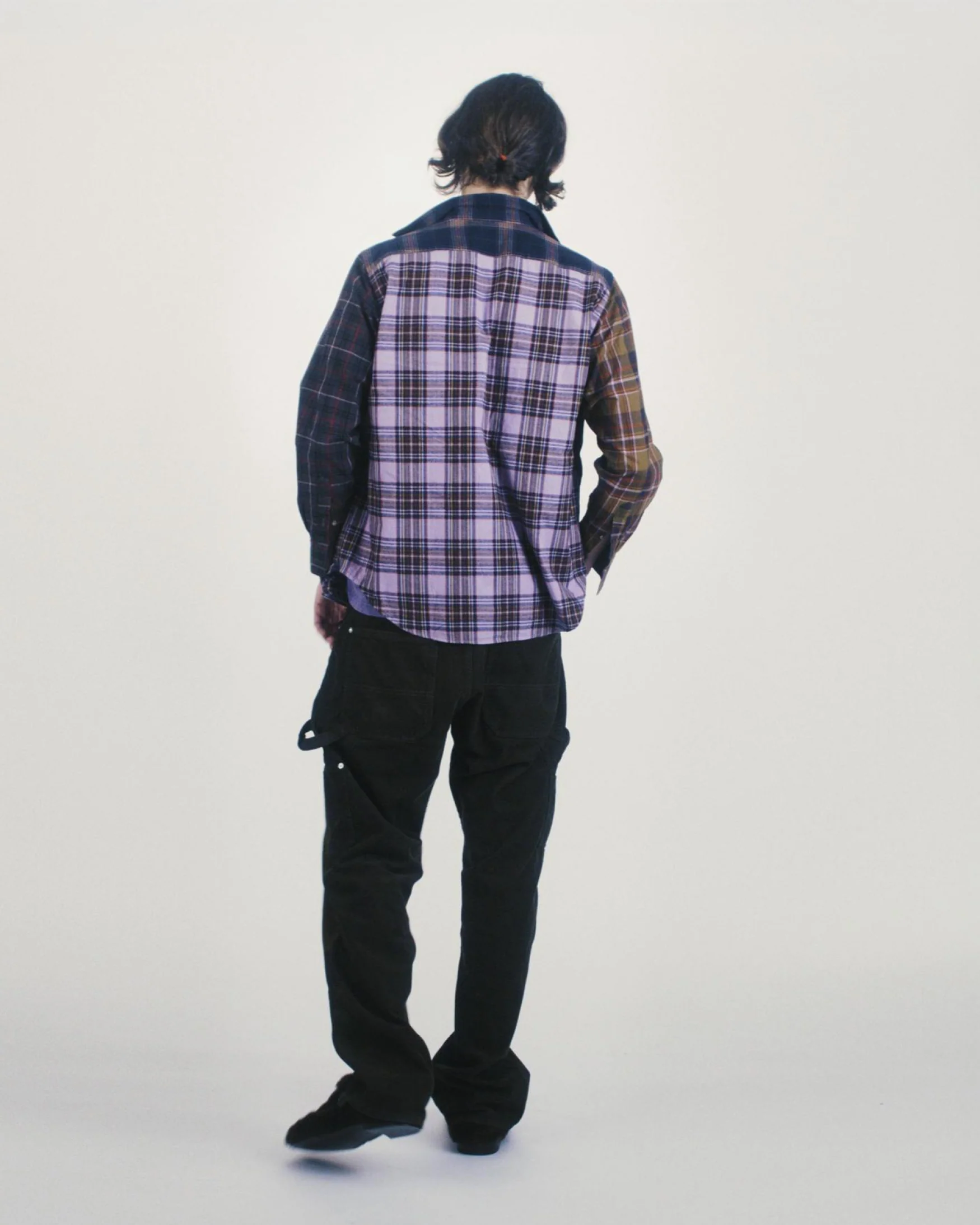 Overdyed Patchwork LS Shirt - Image 5