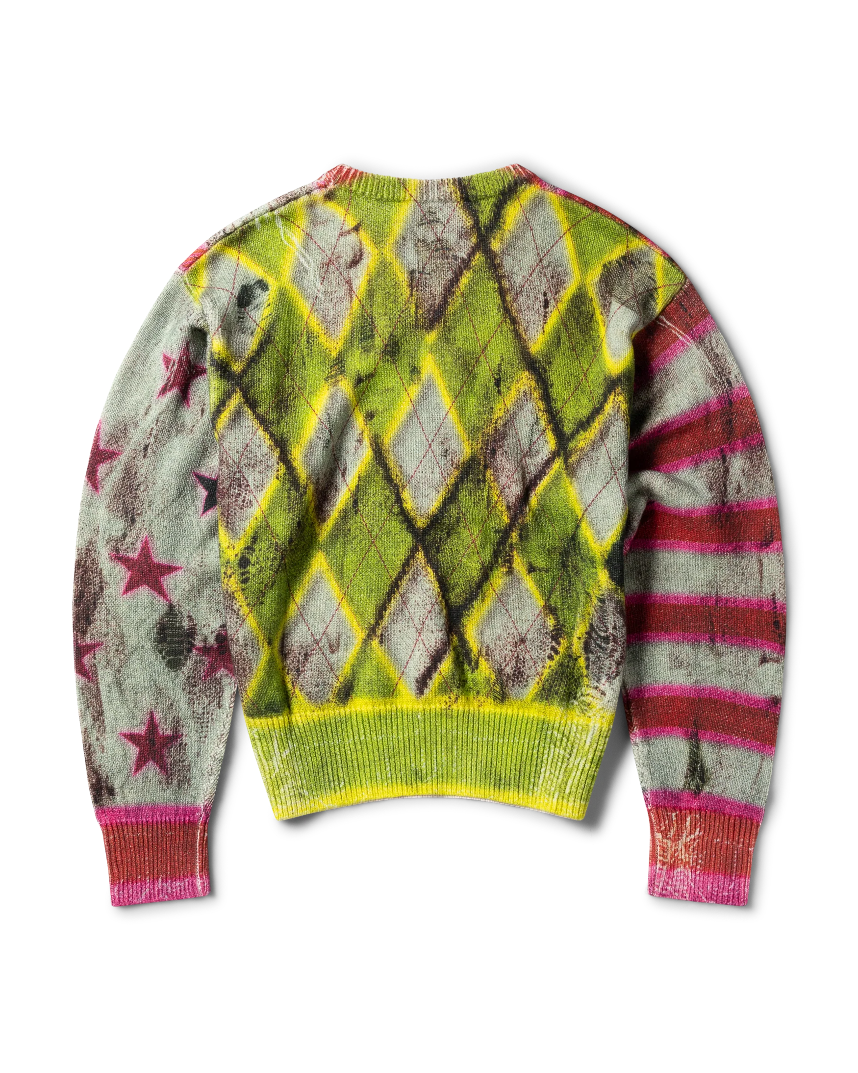 Digi Patchwork V Neck Knit - Image 5