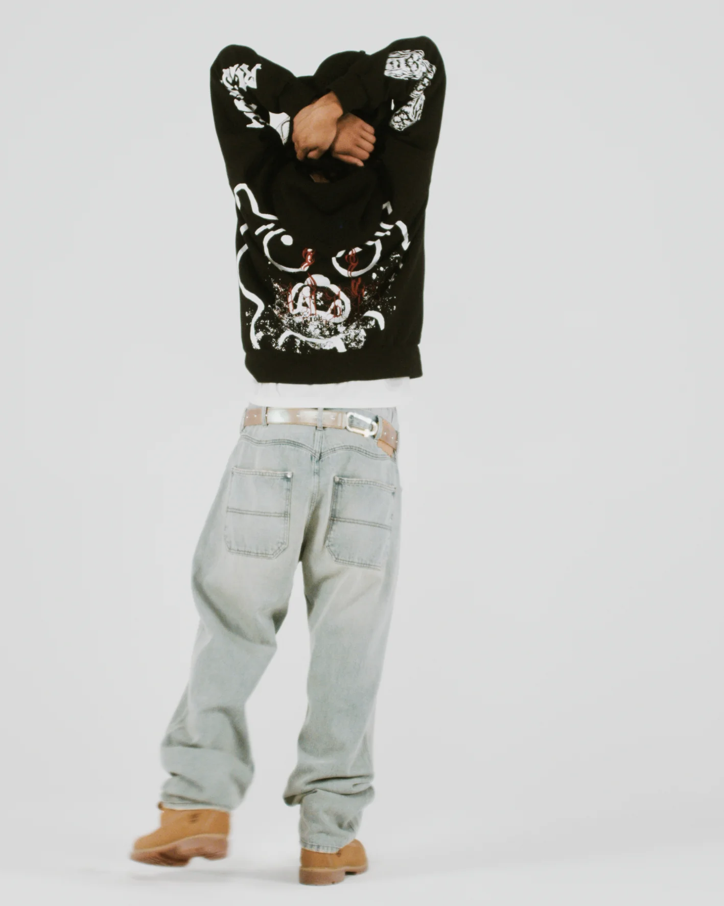 Meow Embroidered Hoodie - Image 2