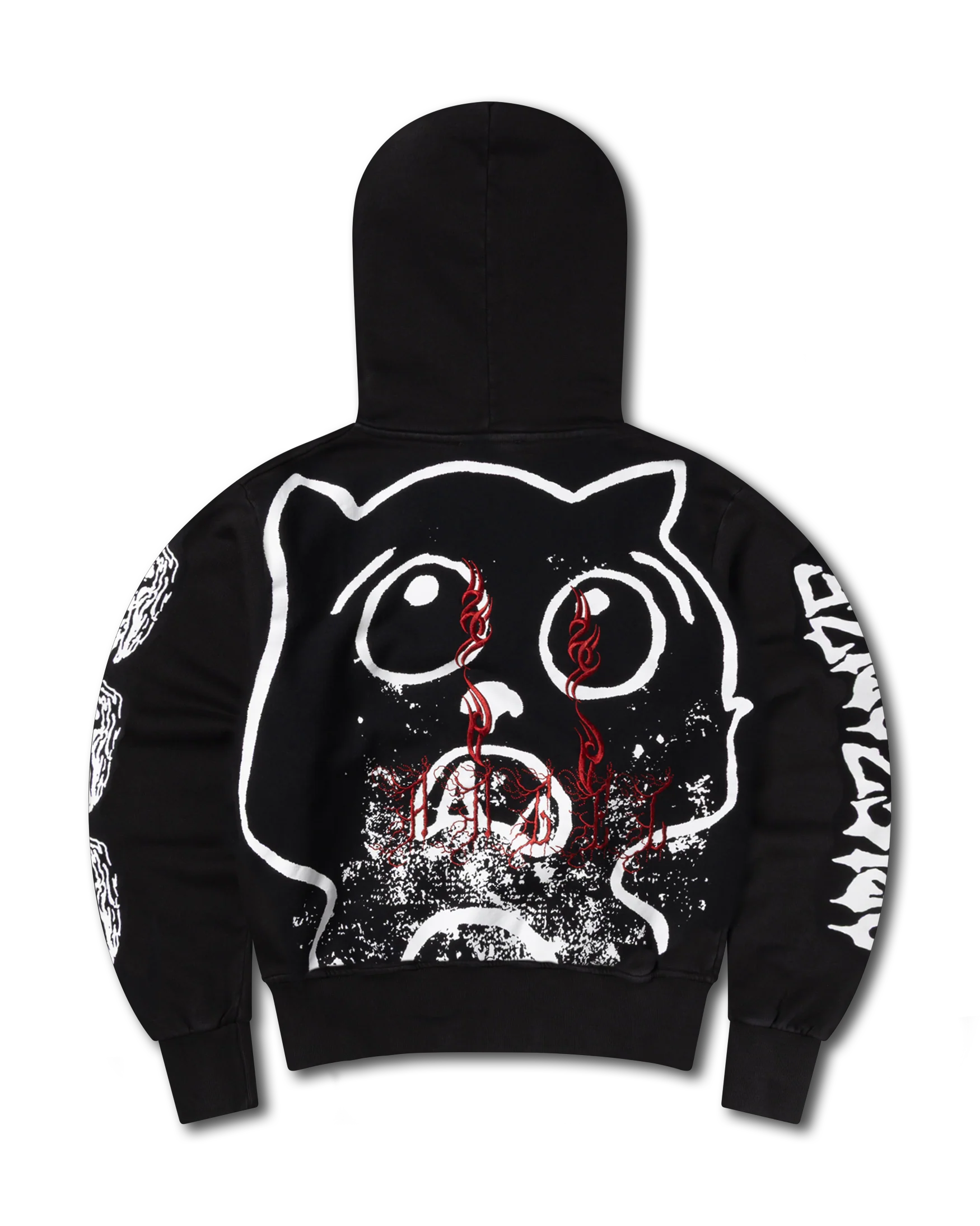 Meow Embroidered Hoodie - Image 4