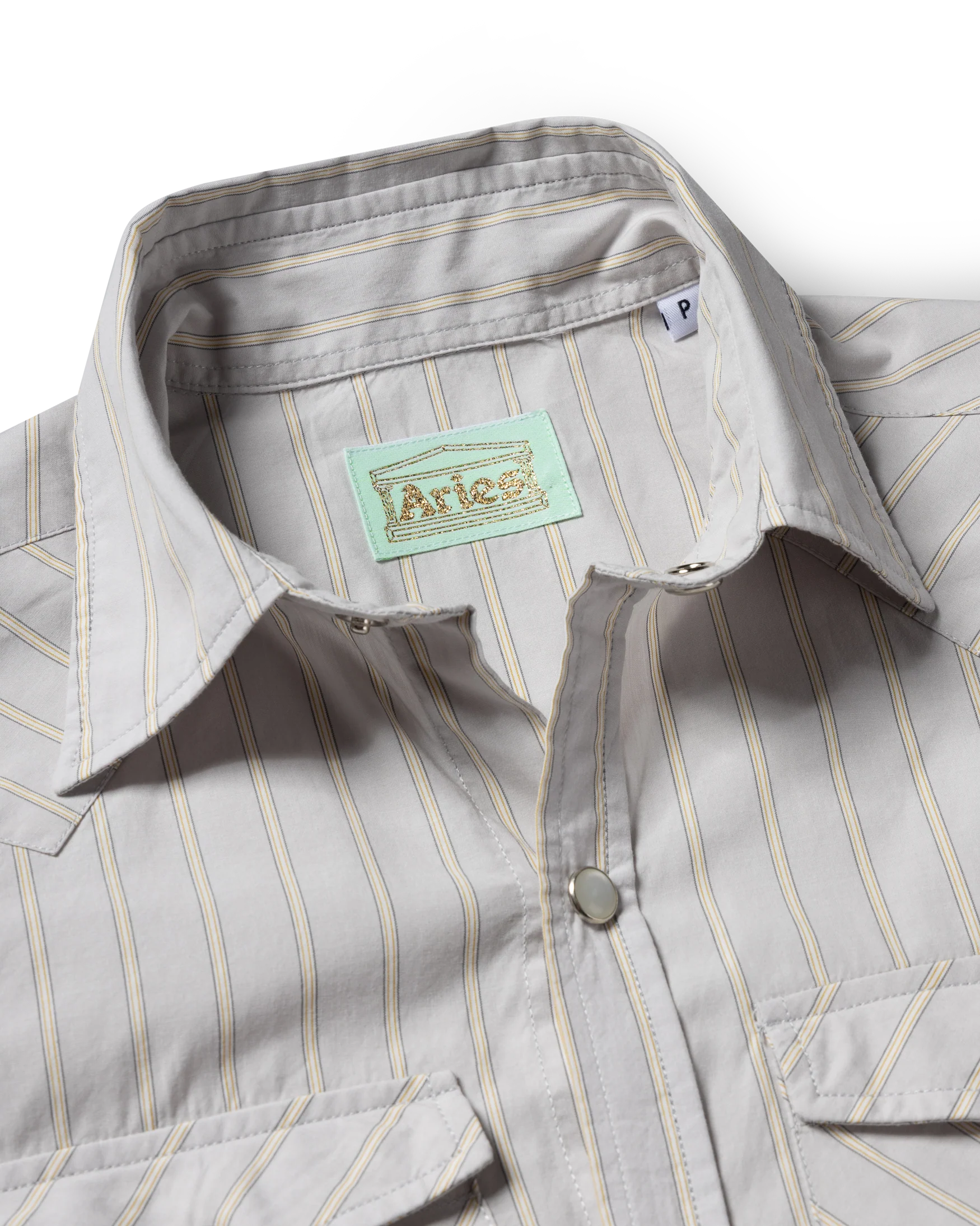 Poplin Stripe Western Shirt - Image 5