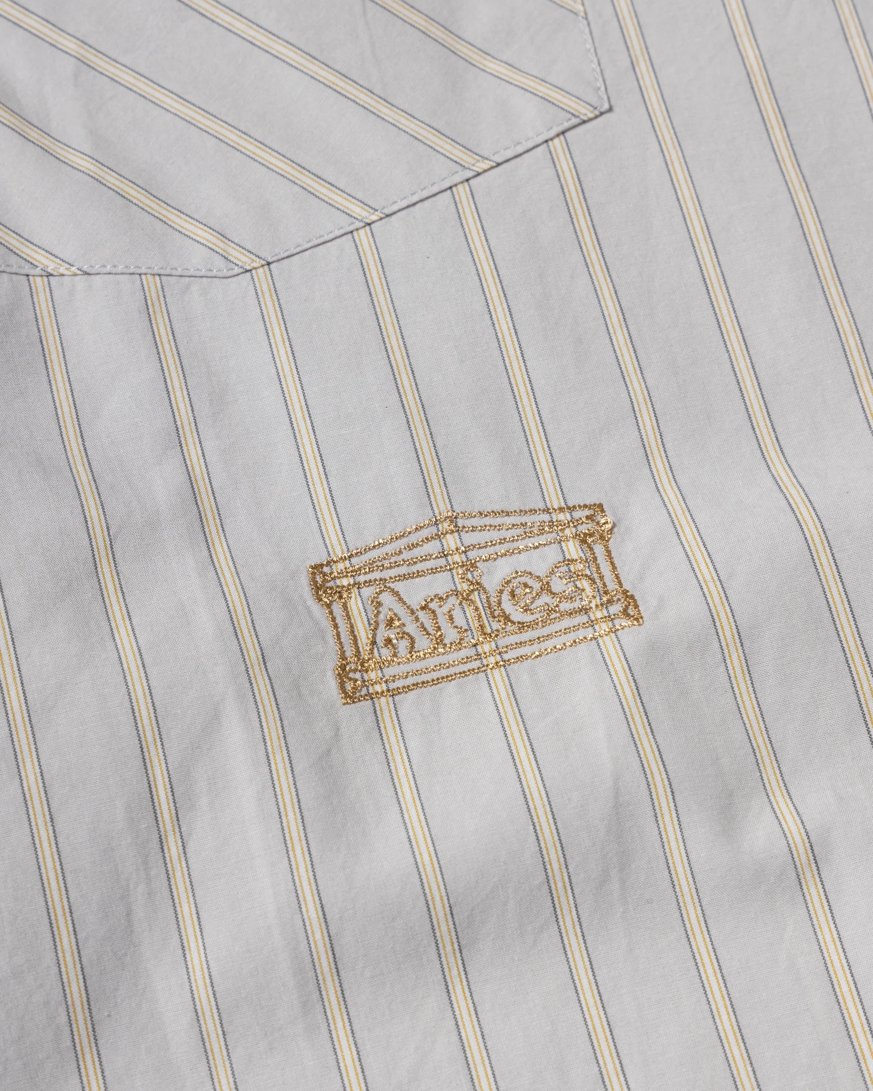 Poplin Stripe Western Shirt - Image 9
