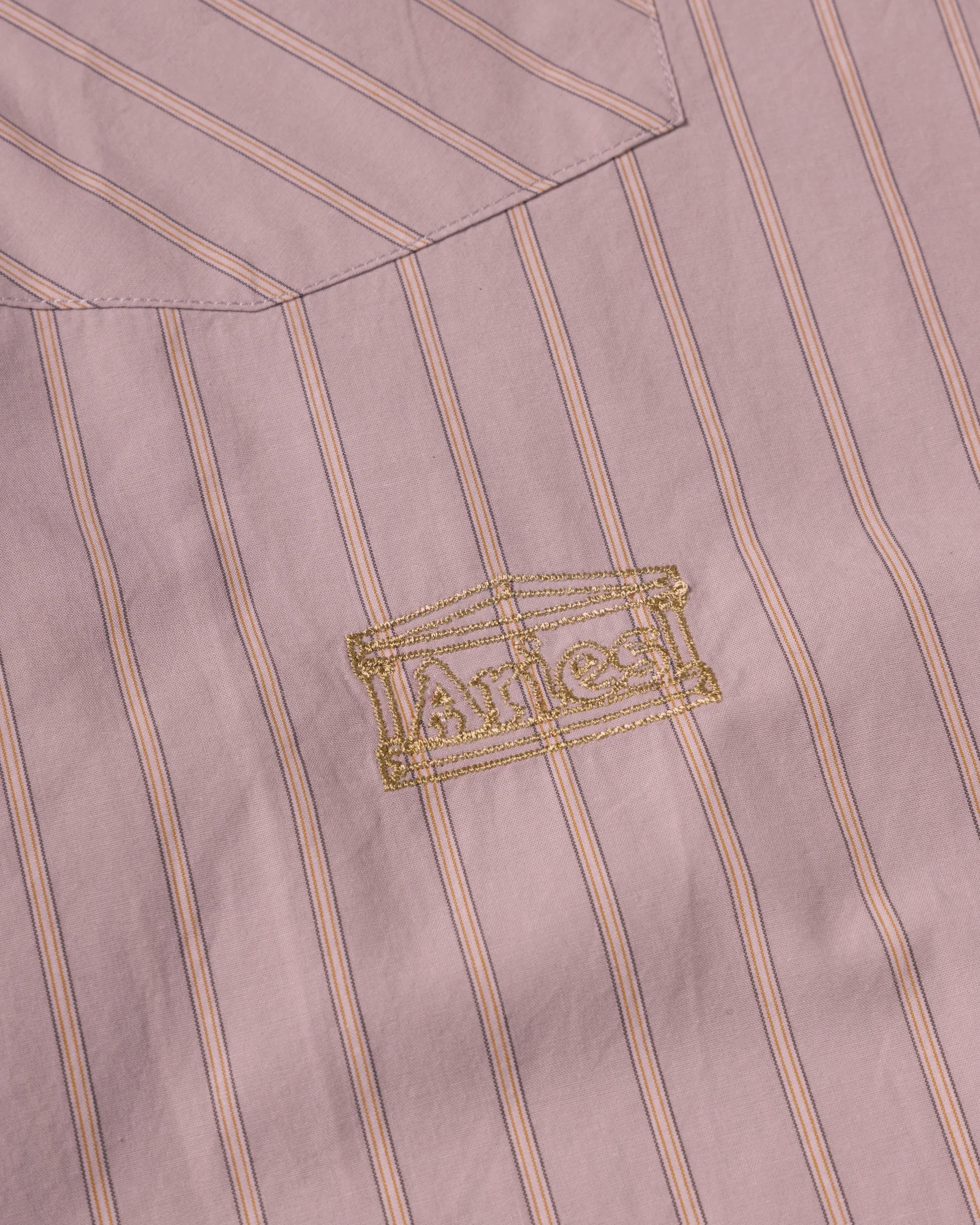 Poplin Stripe Western Shirt - Image 10