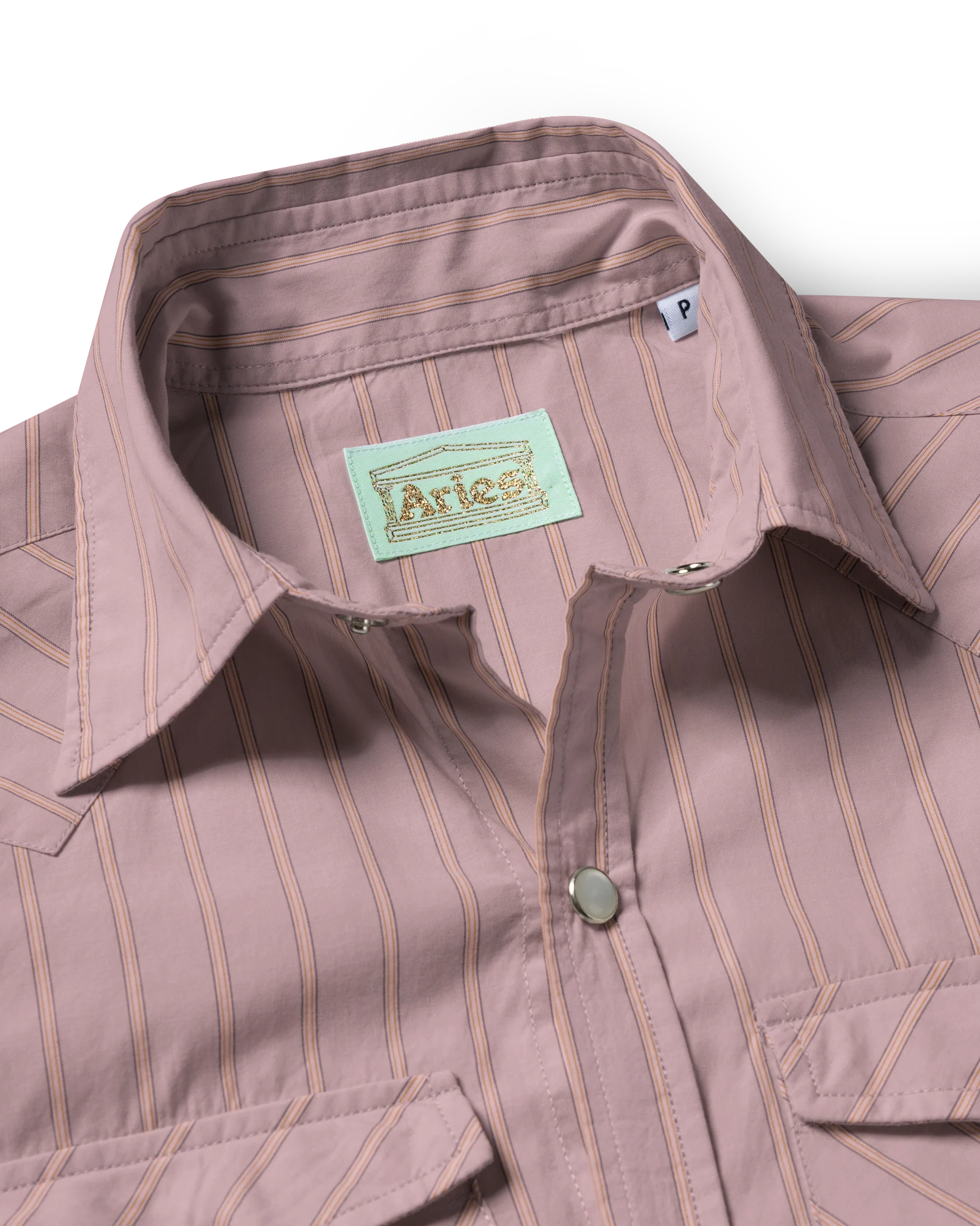 Poplin Stripe Western Shirt - Image 11