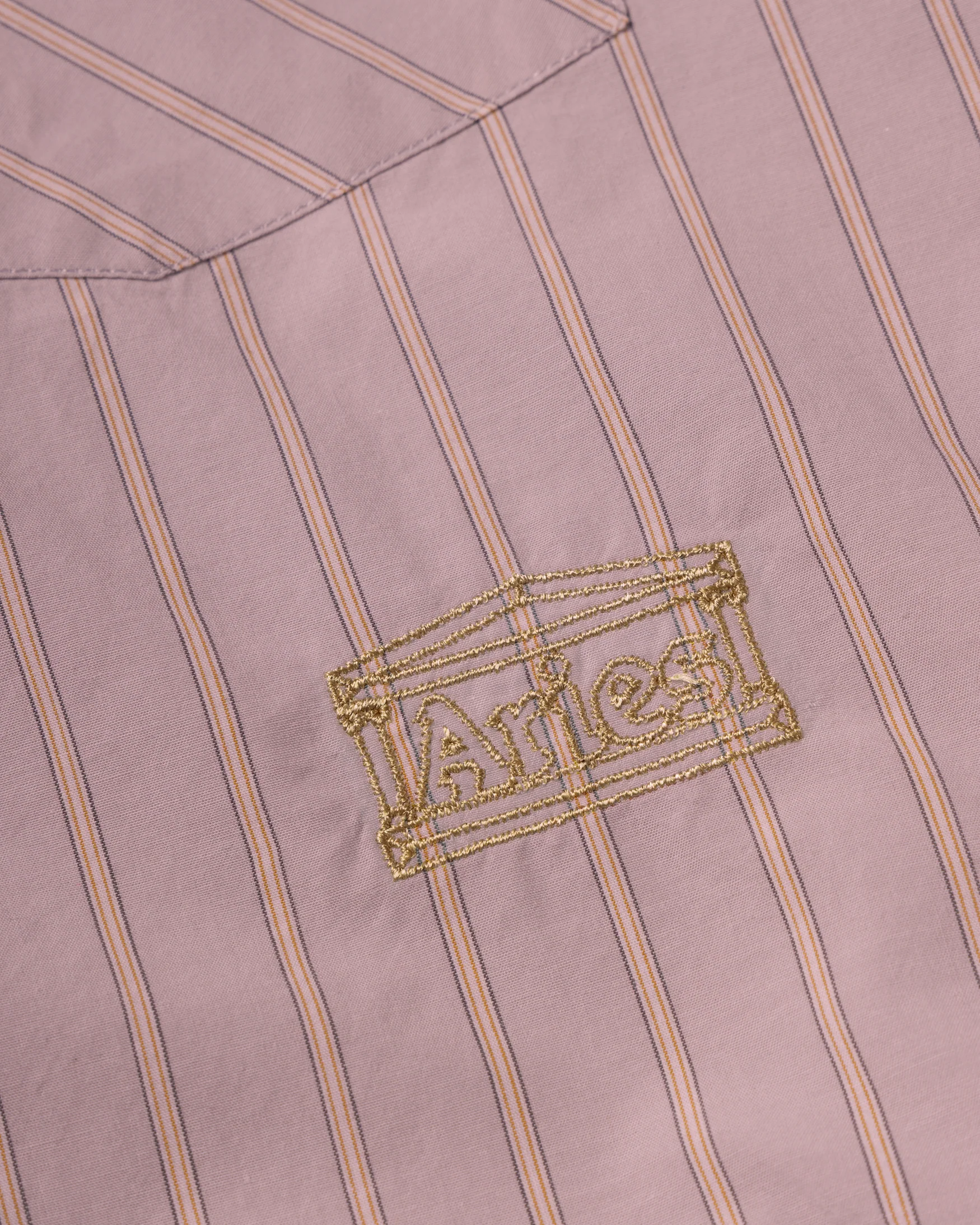 Poplin Stripe Western Shirt - Image 8