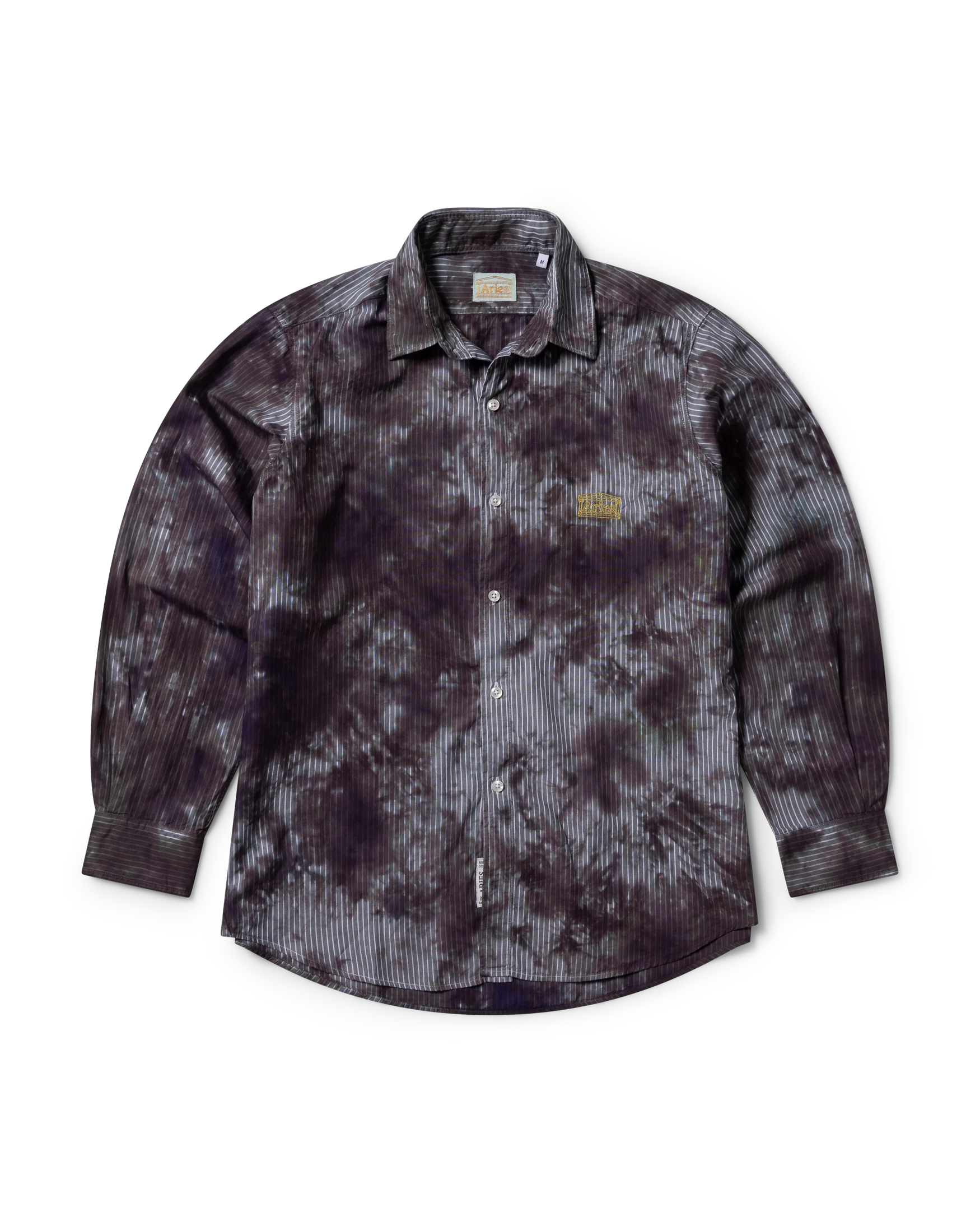 Tie Dye Stripe Poplin Shirt