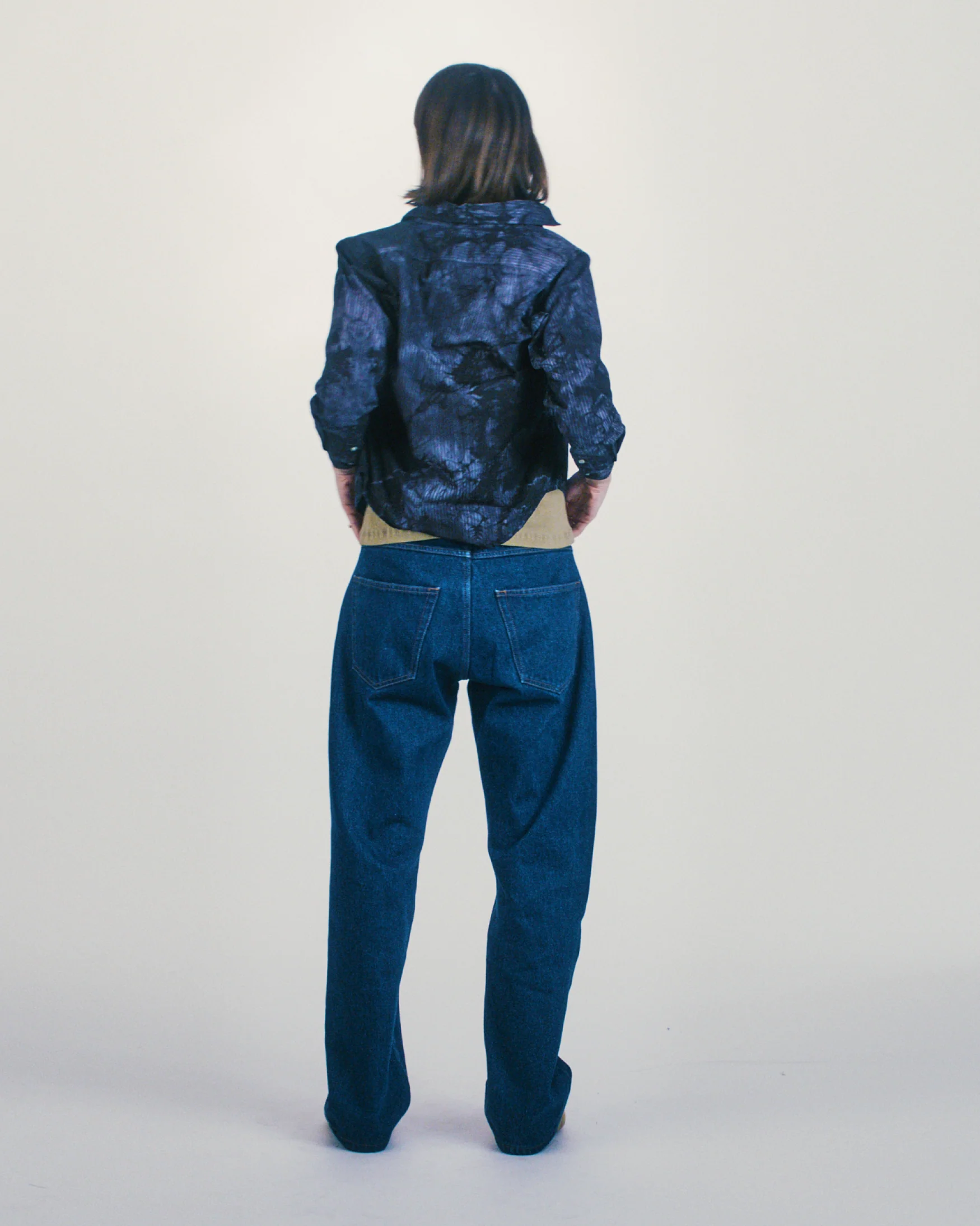 Tie Dye Stripe Poplin Shirt - Image 9