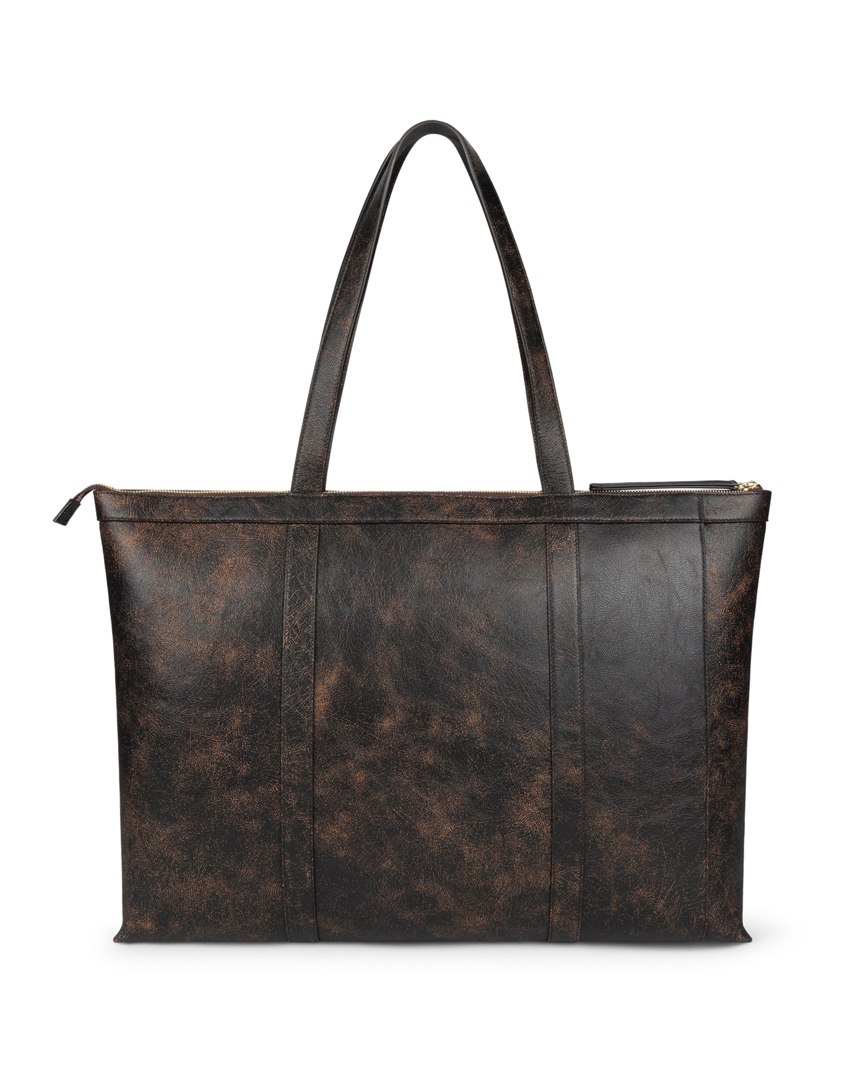 Vintage Leather Niner Shopper Bag - Image 3